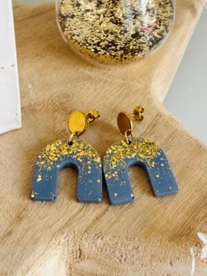 Boucles d’oreilles Les Scintillantes arc en ciel