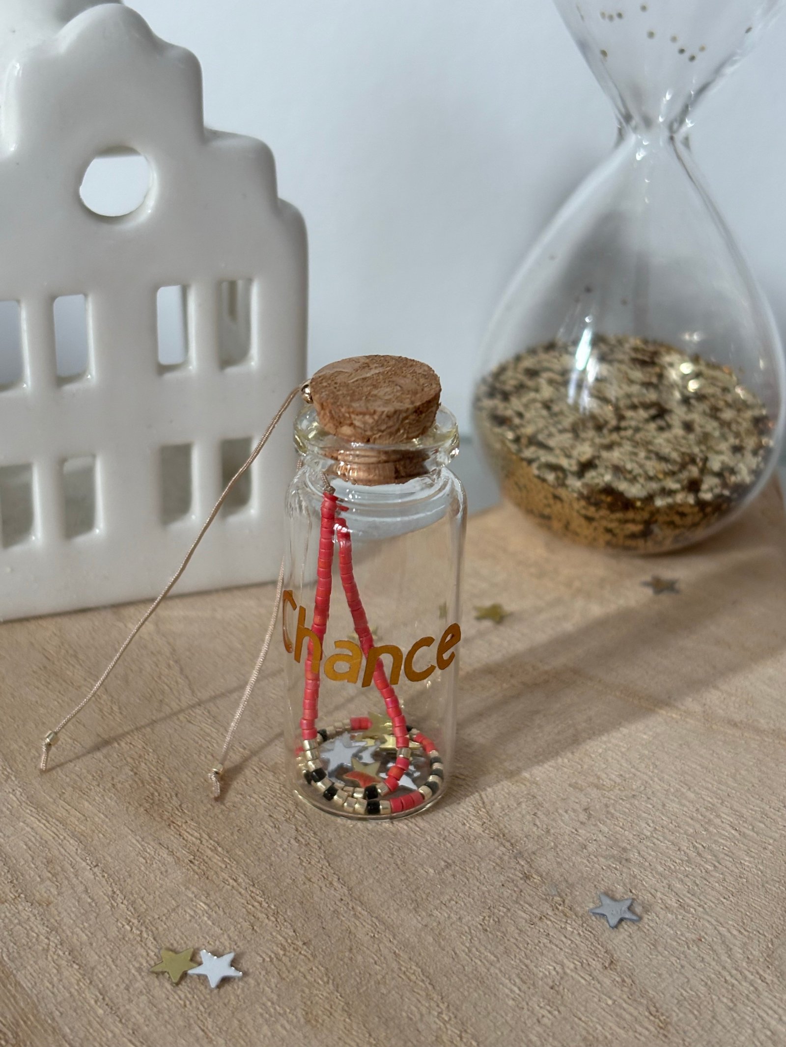 Bouteille à souhait "Chance"